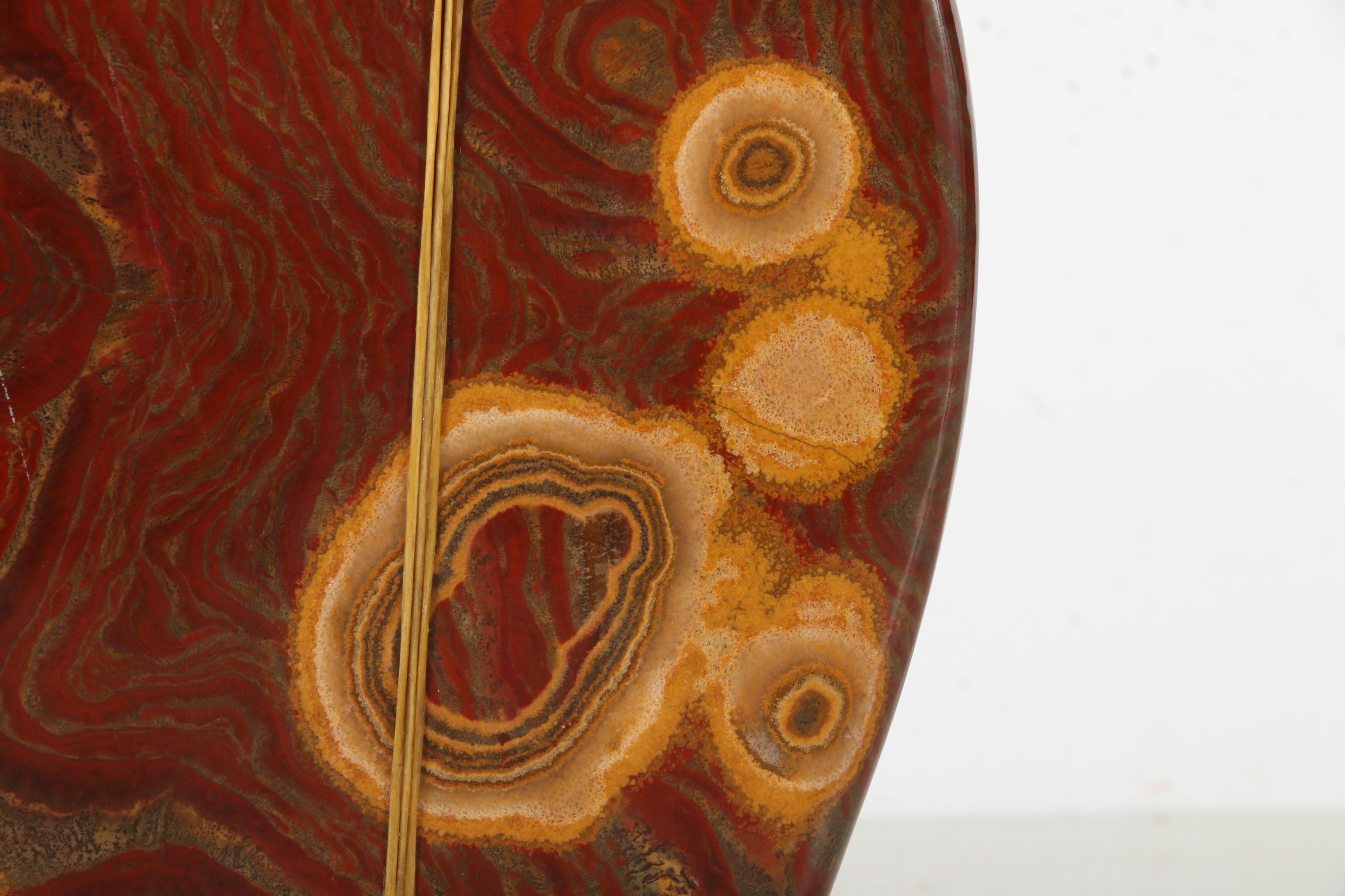 Zuni Native American-Inspired Carved Agate Bear Fetish