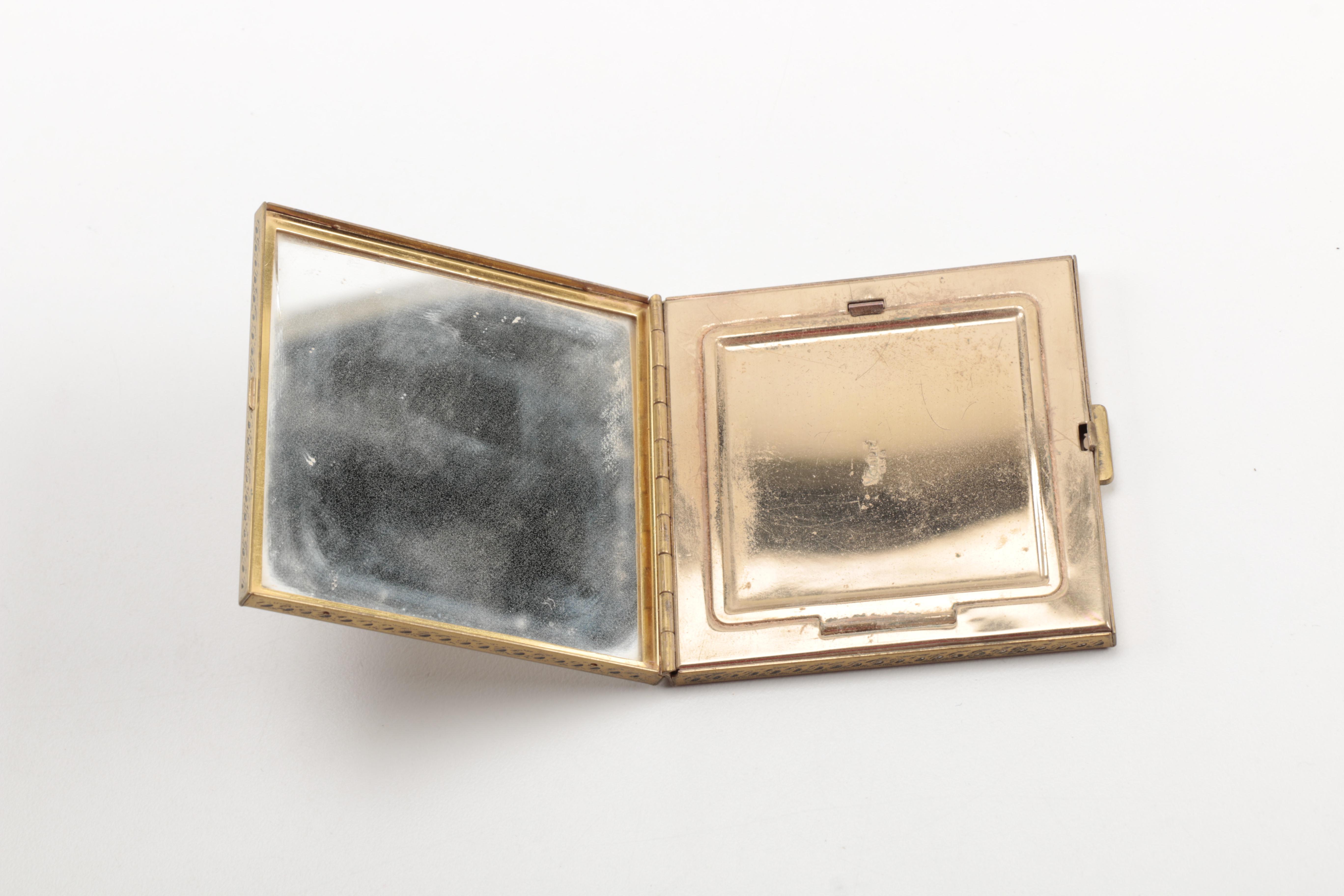 Assorted Costume Jewelry and Compacts