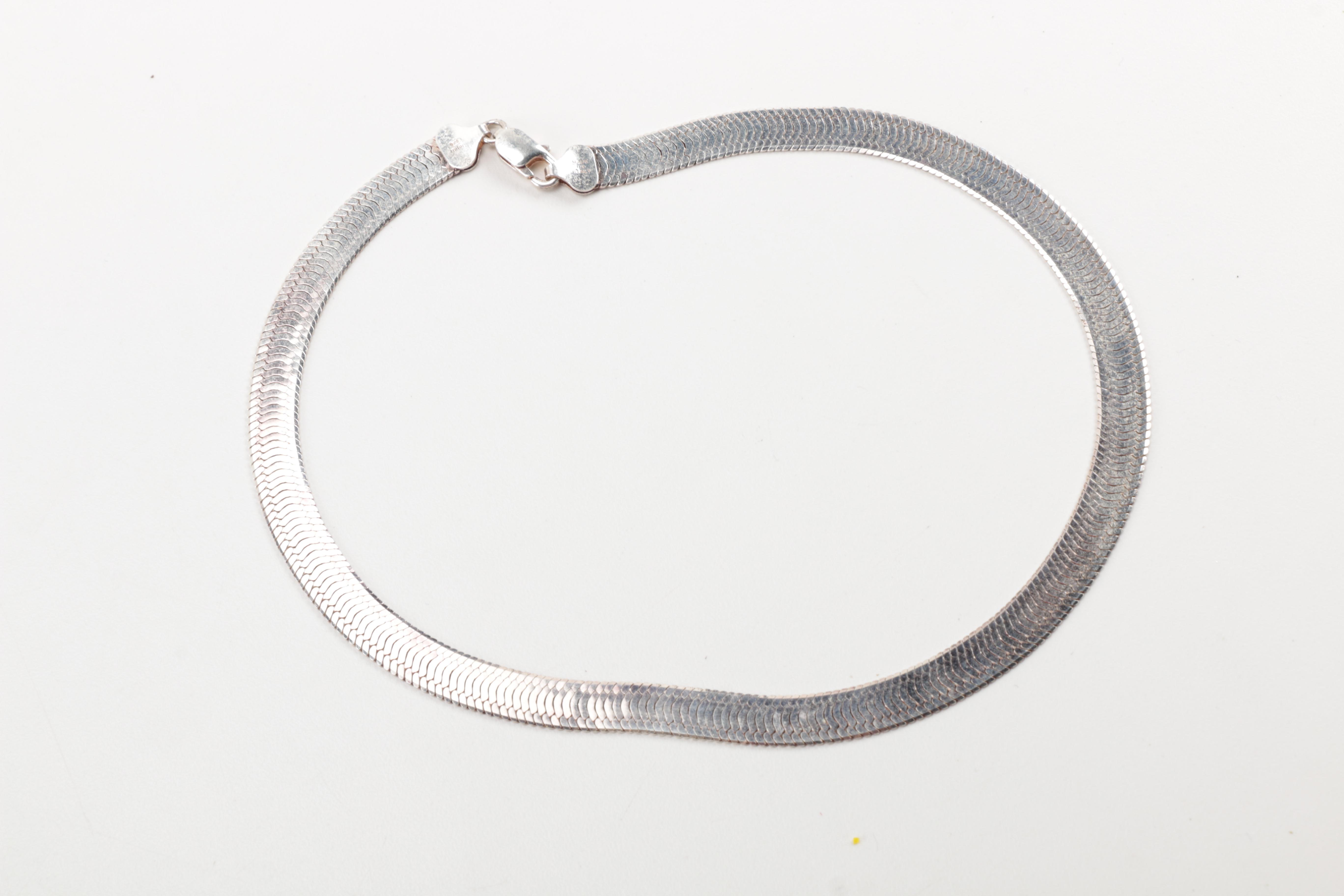 Assorted Sterling Silver Necklaces