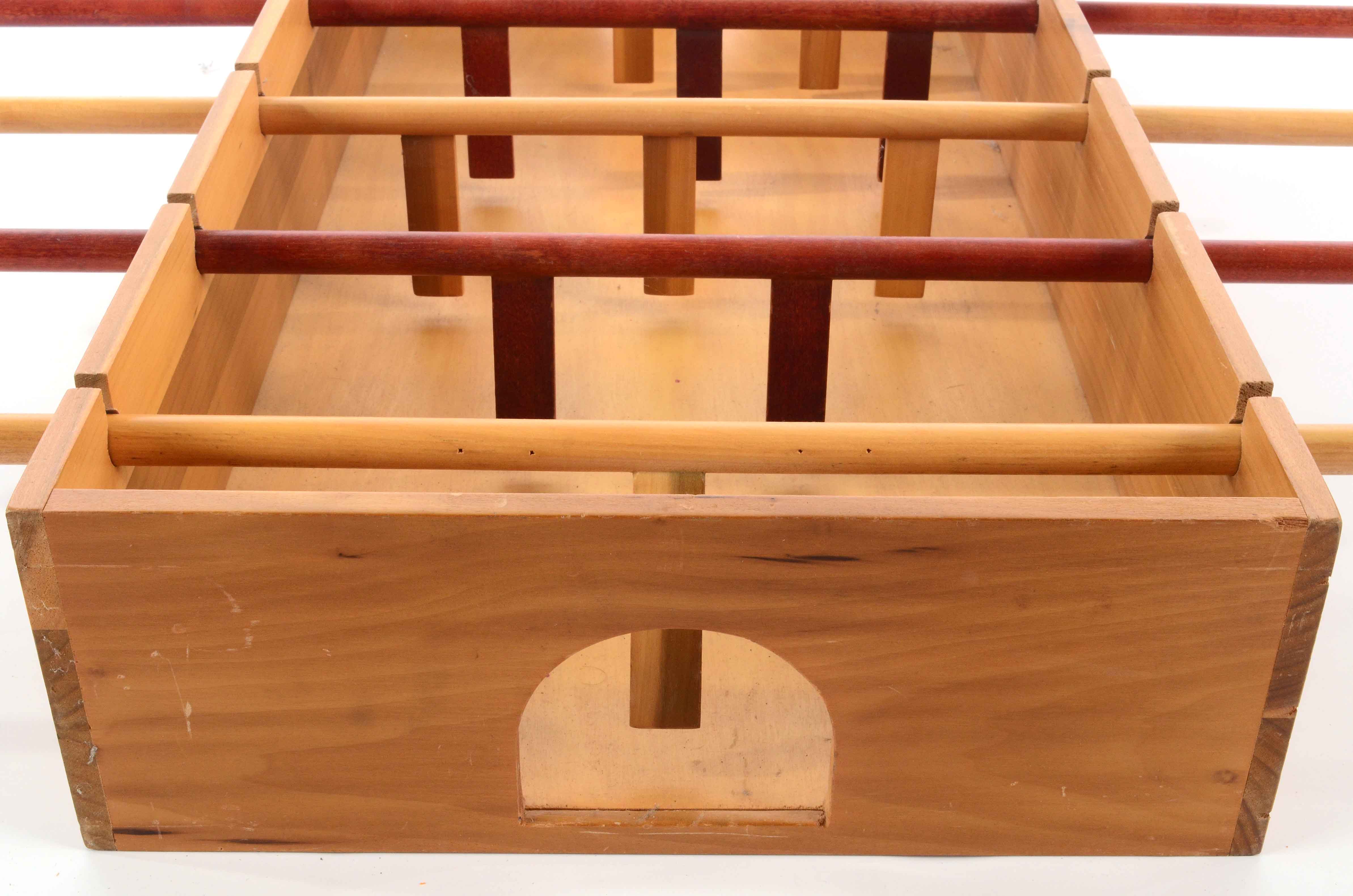 Skittle Game Board, Made at Berea College