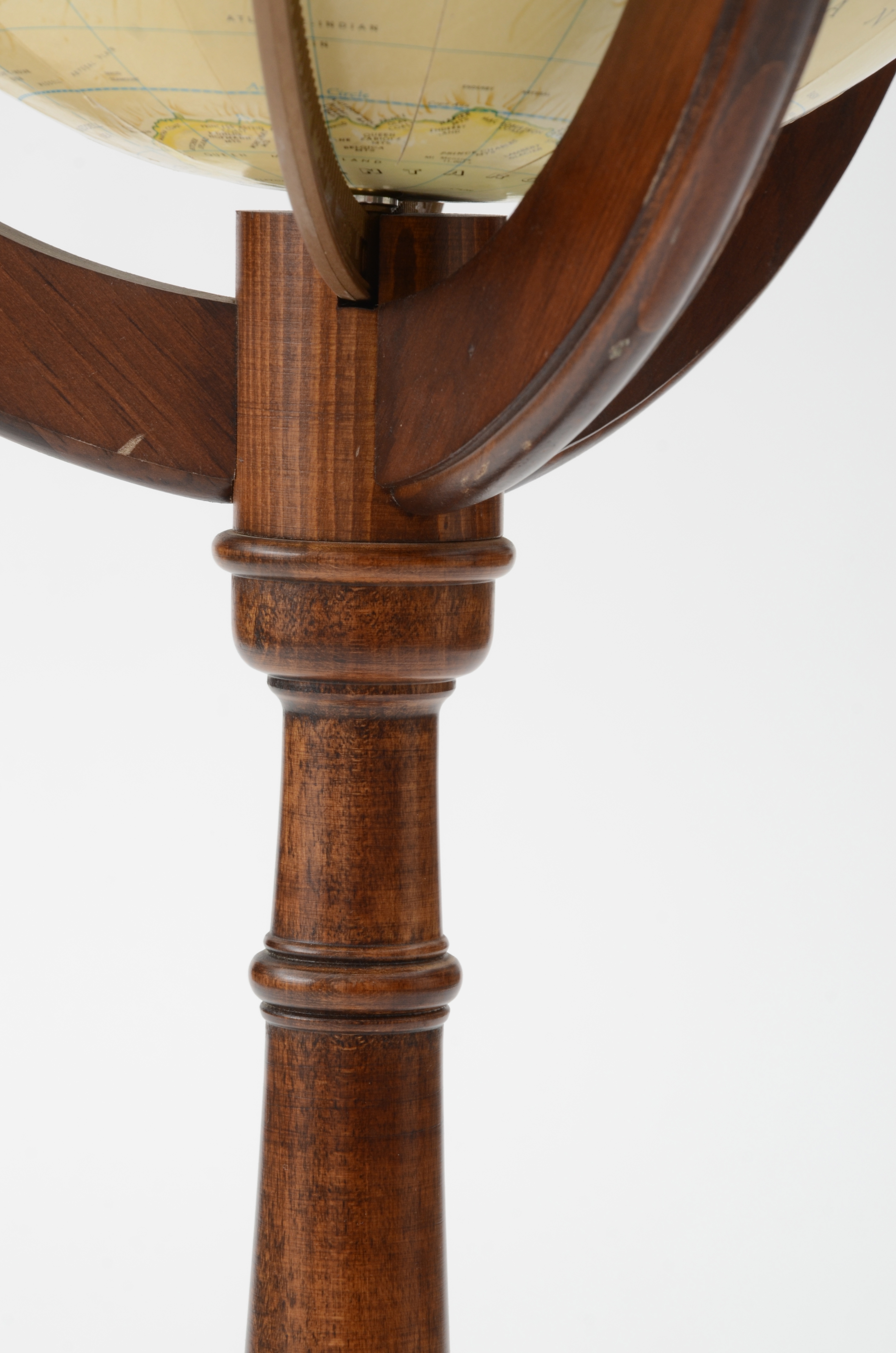 Vintage Rand McNally Globe with Stand