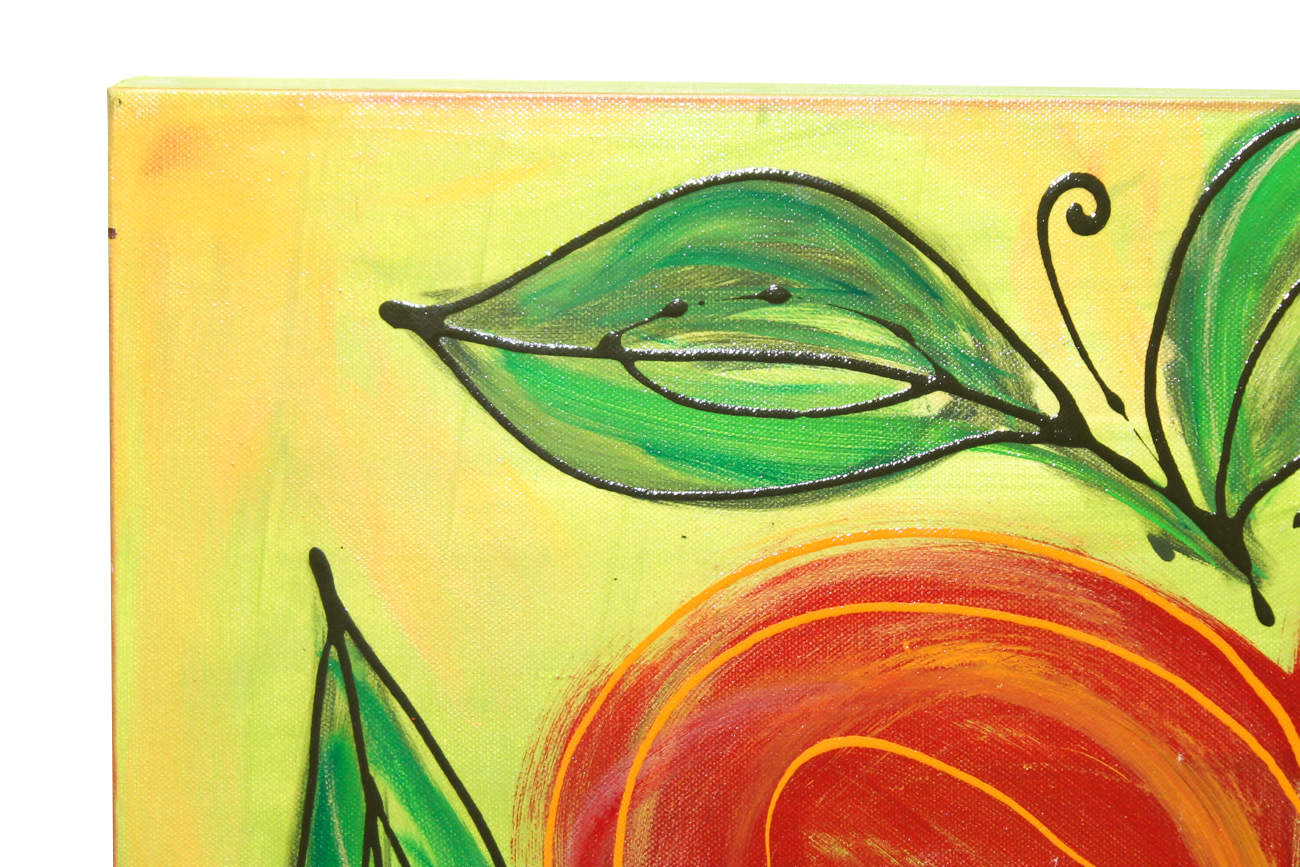 Original Alexa McNeill Acrylic Painting "Red Poppy"