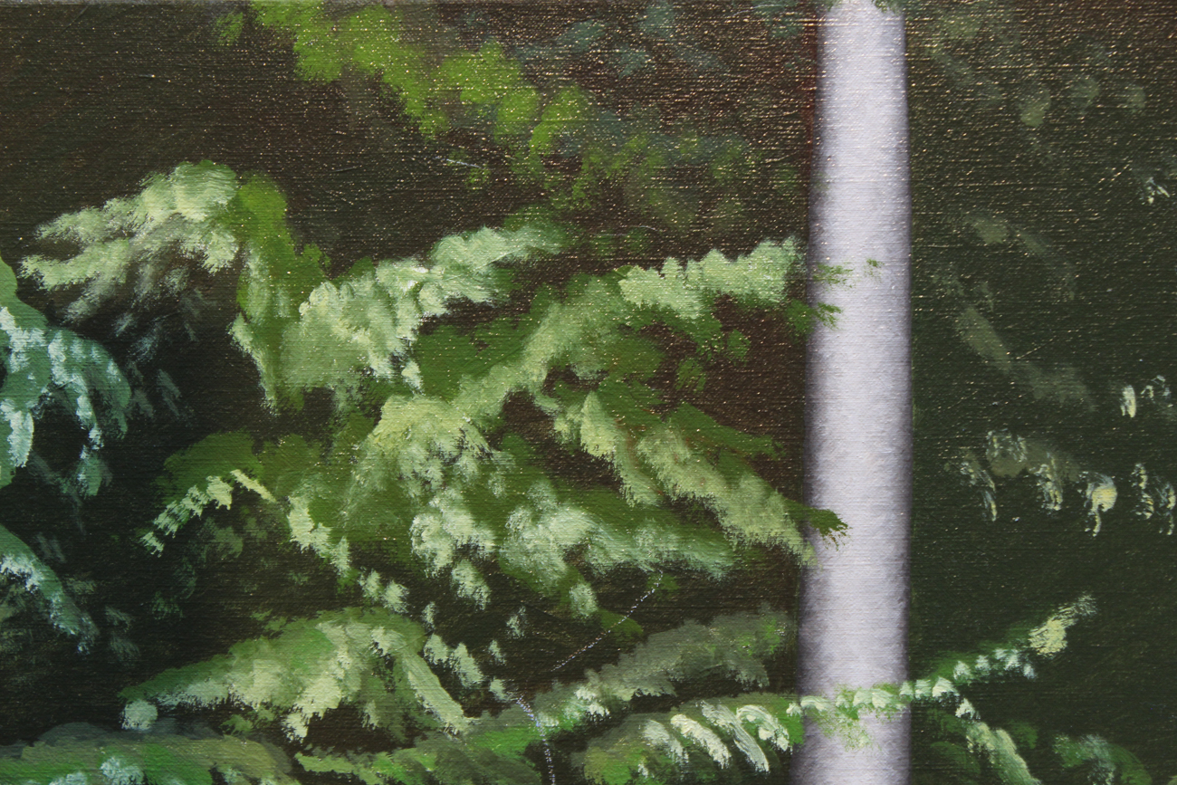 Original Caroline Jennings Oil Painting "Shutesbury Garden"