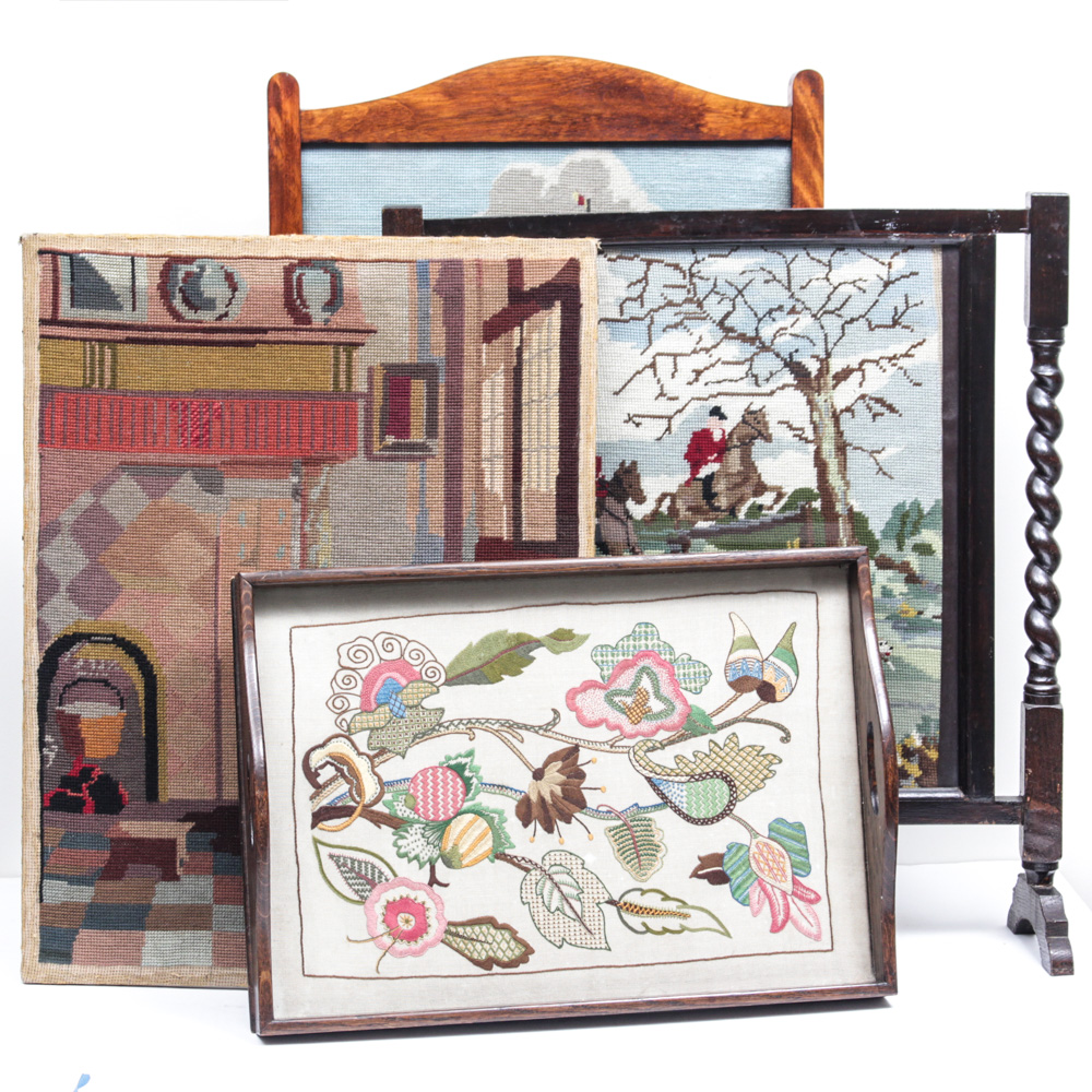 Vintage Needlework Home Decor