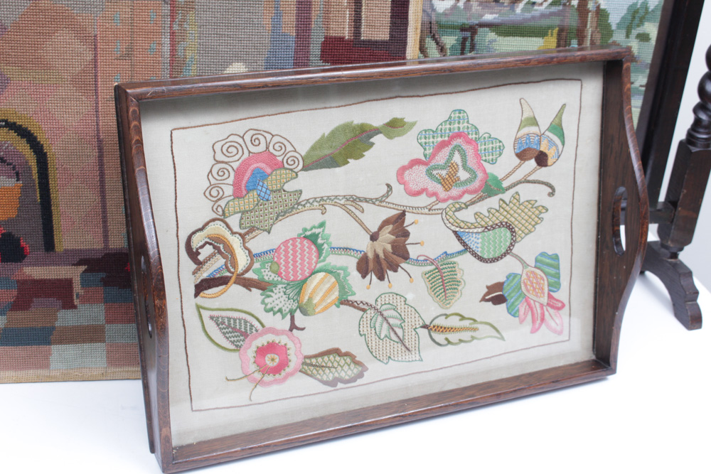 Vintage Needlework Home Decor