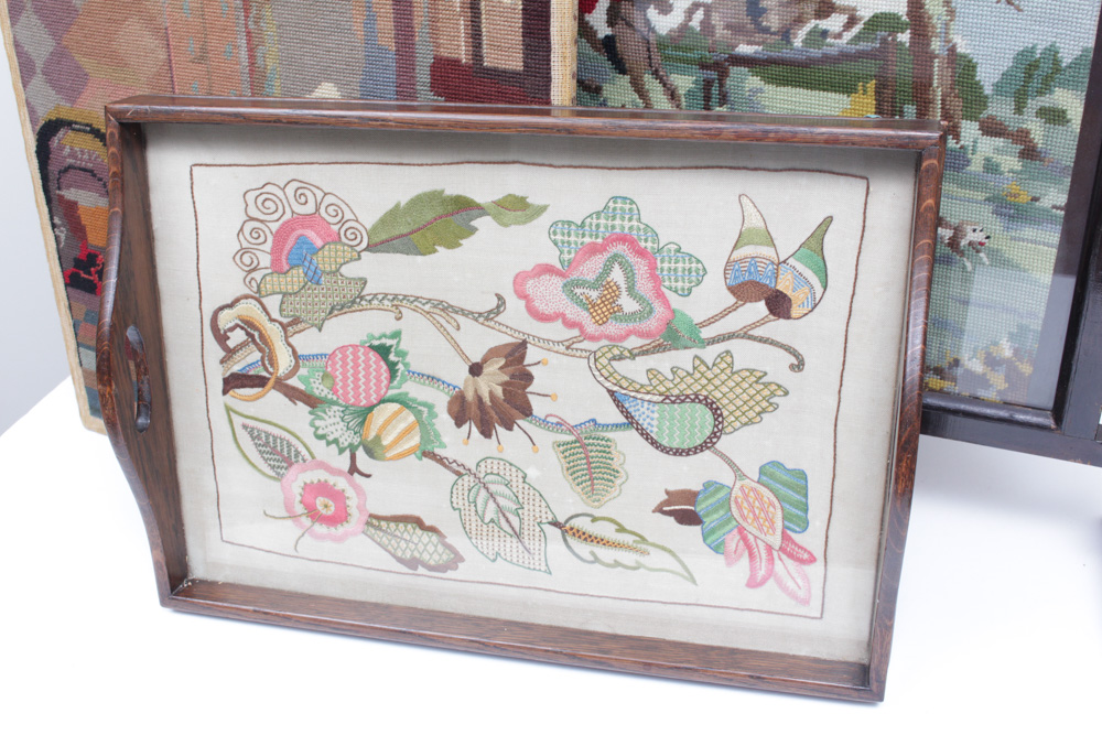 Vintage Needlework Home Decor