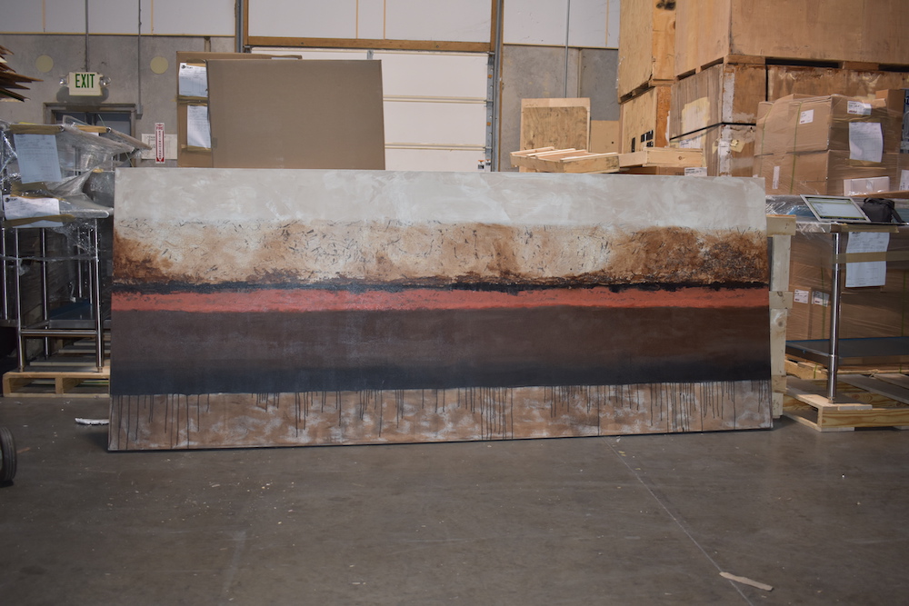 Large Abstract Oil Painting on Canvas