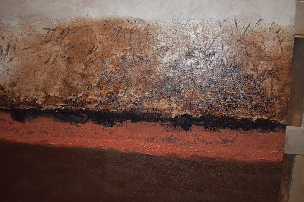 Large Abstract Oil Painting on Canvas