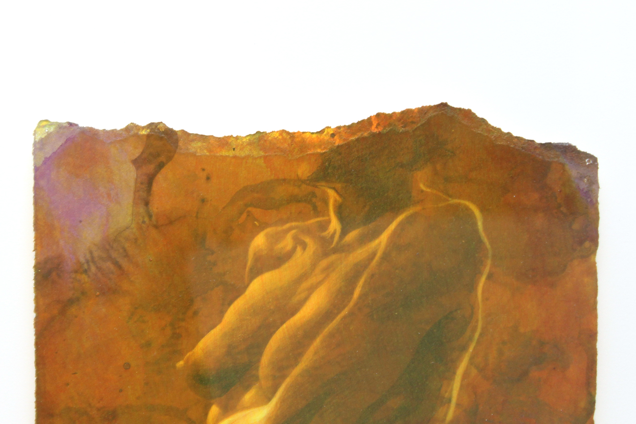 Original George Kozmon Acrylic Painting "Female 18"