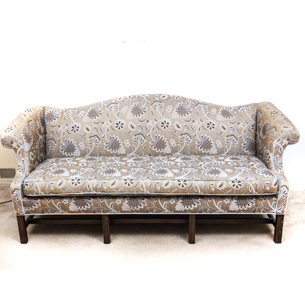 Ethan Allen "Traditional Classics" Camel Back Sofa
