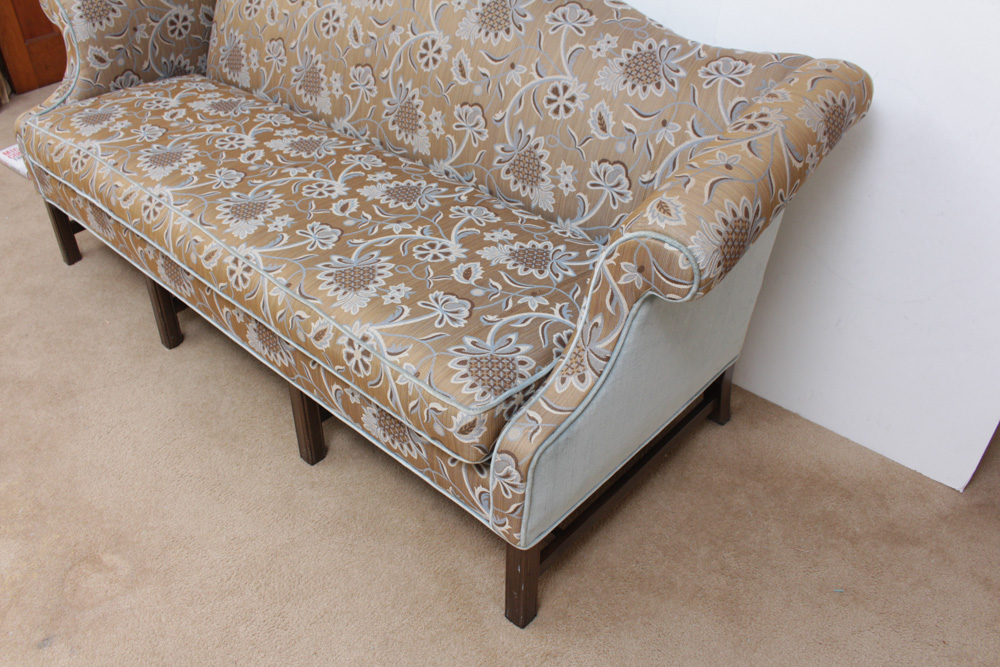 Ethan Allen "Traditional Classics" Camel Back Sofa