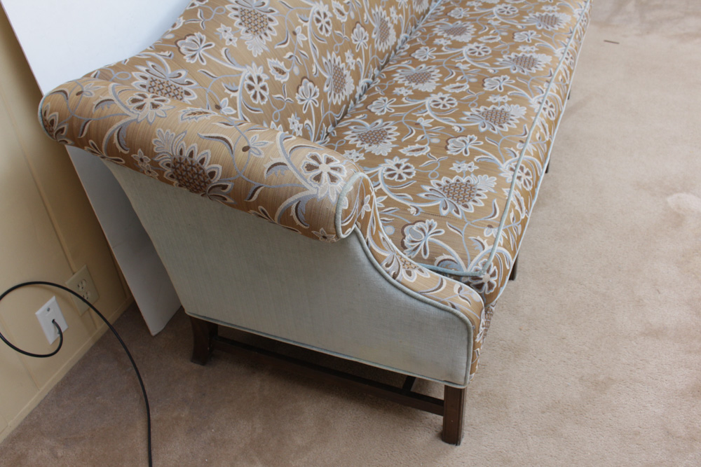 Ethan Allen "Traditional Classics" Camel Back Sofa