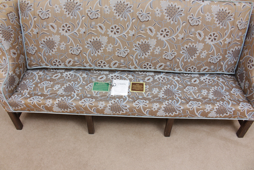 Ethan Allen "Traditional Classics" Camel Back Sofa