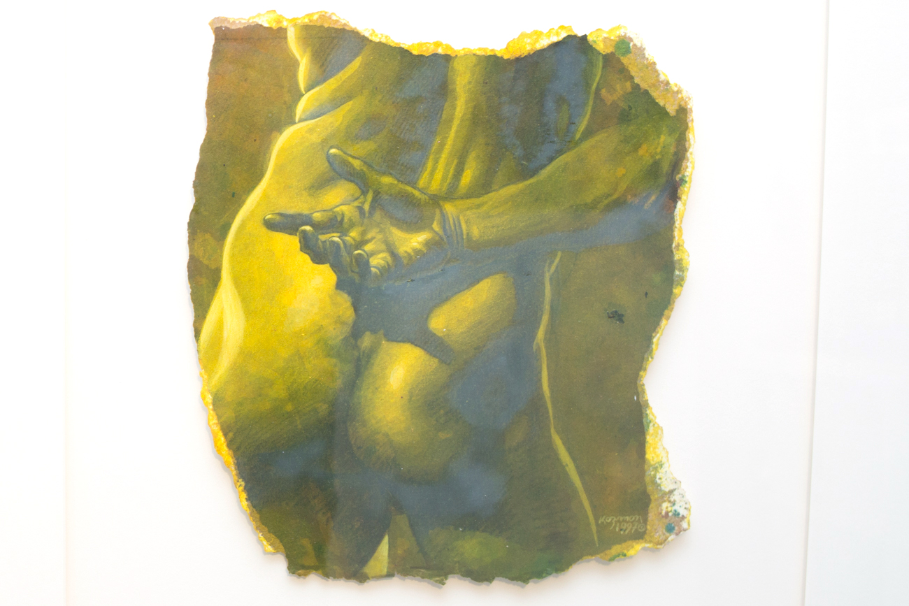 Original George Kozmon Acrylic Painting "Male 20"