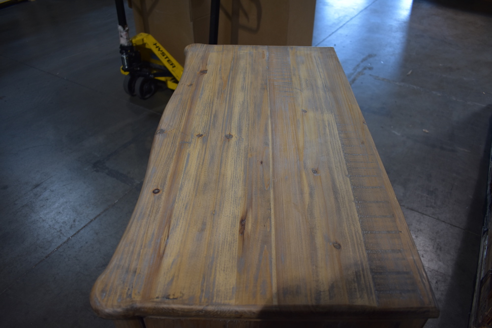 Serpentine-Front Chest With Four Drawers