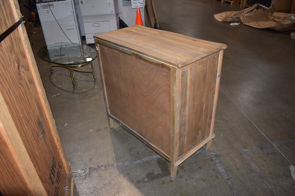 Serpentine-Front Chest With Four Drawers