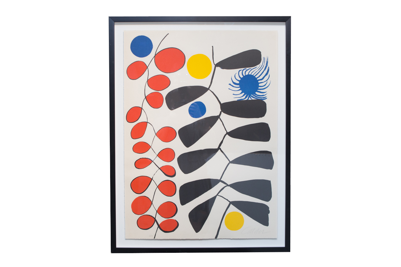 Hand Signed Limited Alexander Calder Lithograph