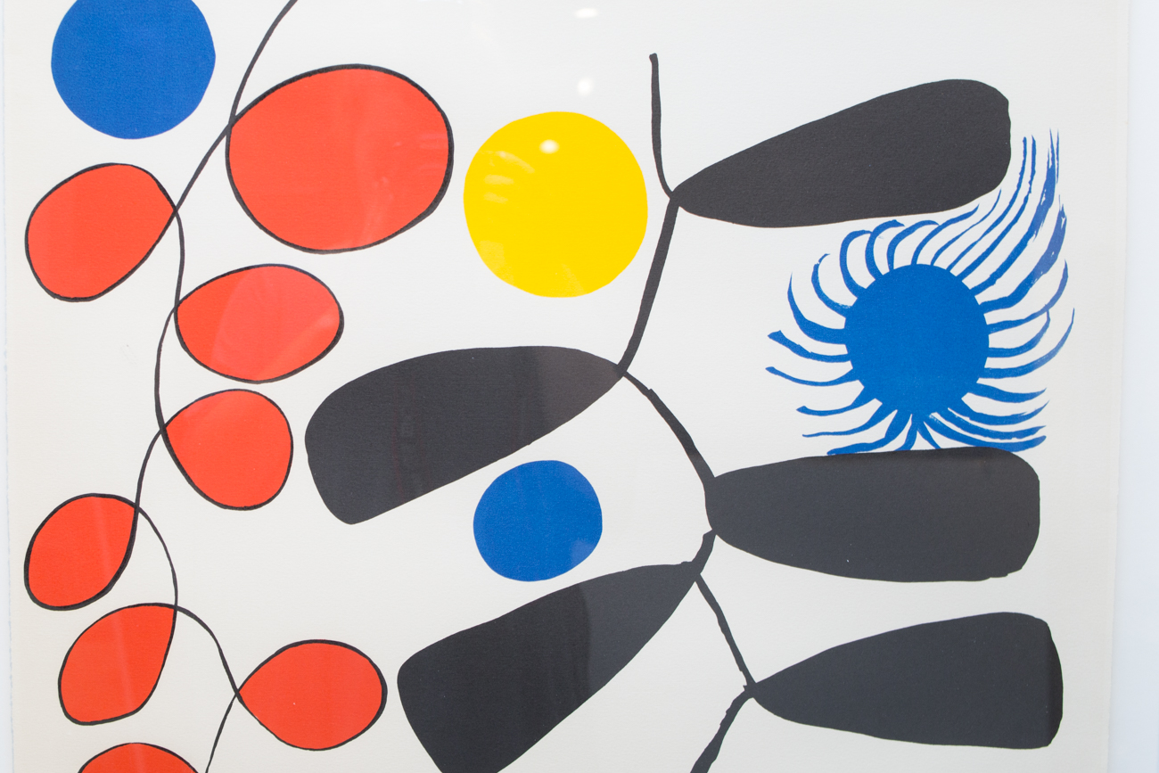 Hand Signed Limited Alexander Calder Lithograph