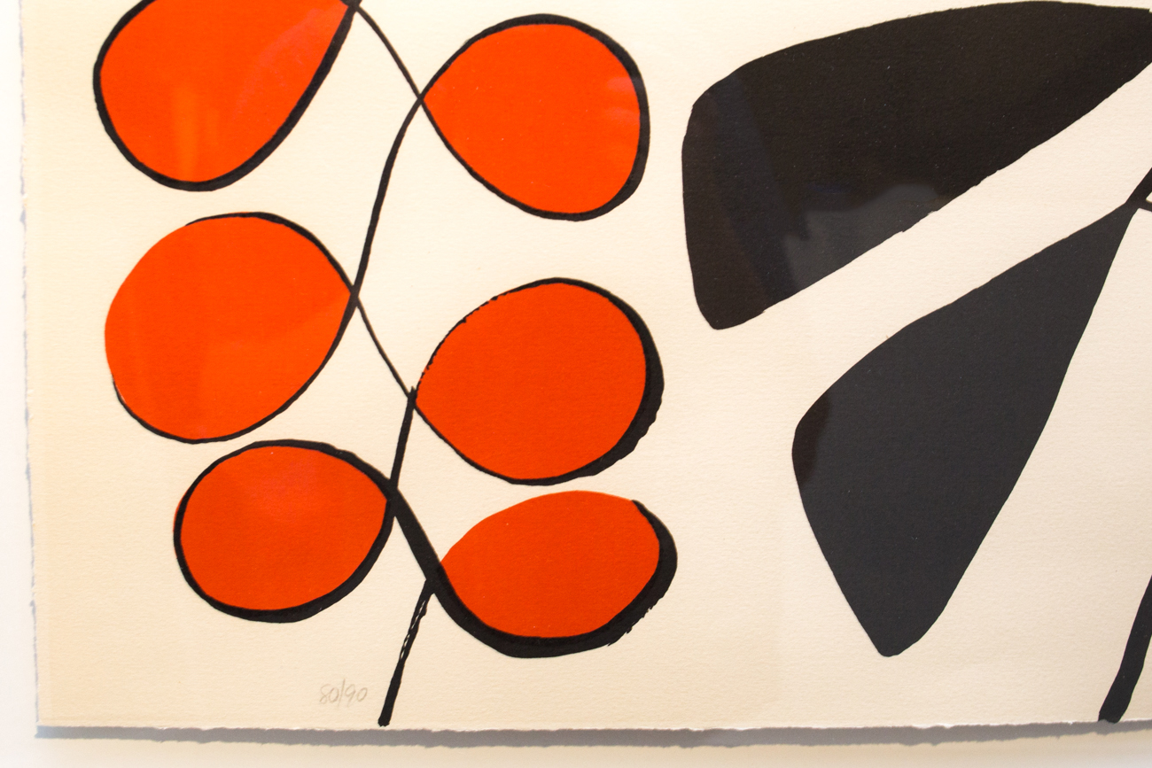 Hand Signed Limited Alexander Calder Lithograph