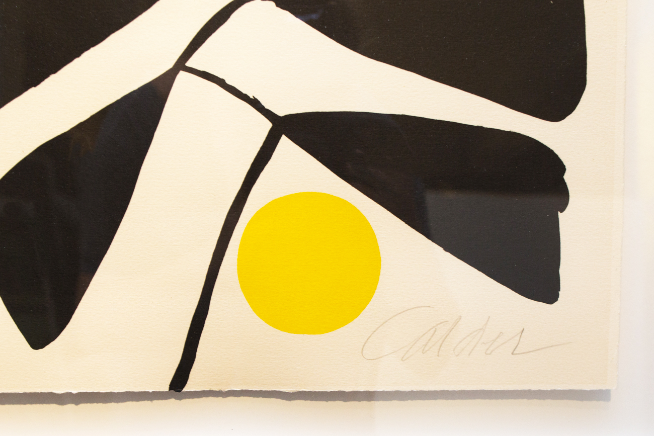 Hand Signed Limited Alexander Calder Lithograph