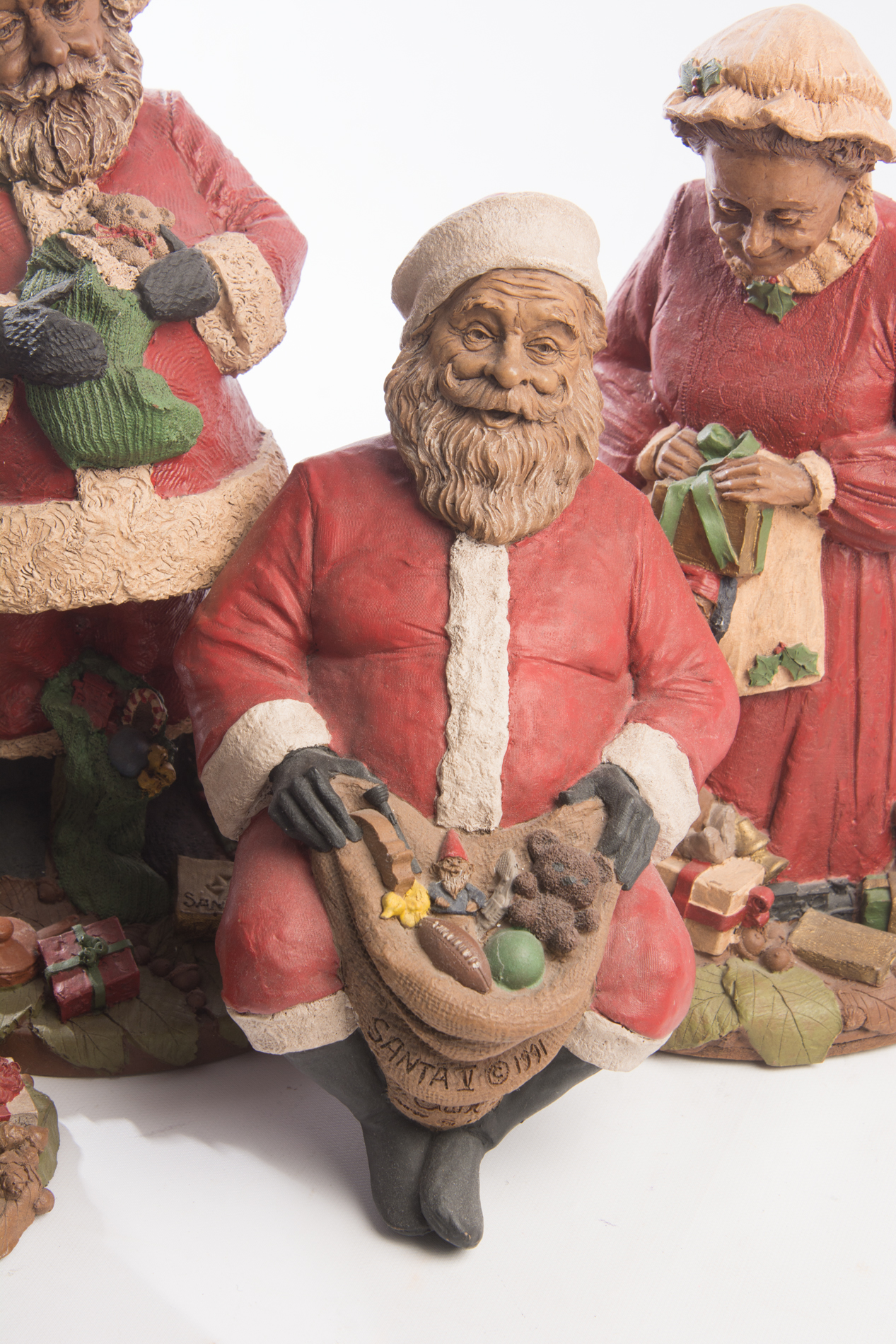 Tom Clark Santa and Mrs. Claus Figurines