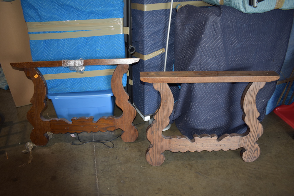 Spanish Colonial Style Oak Refectory Table