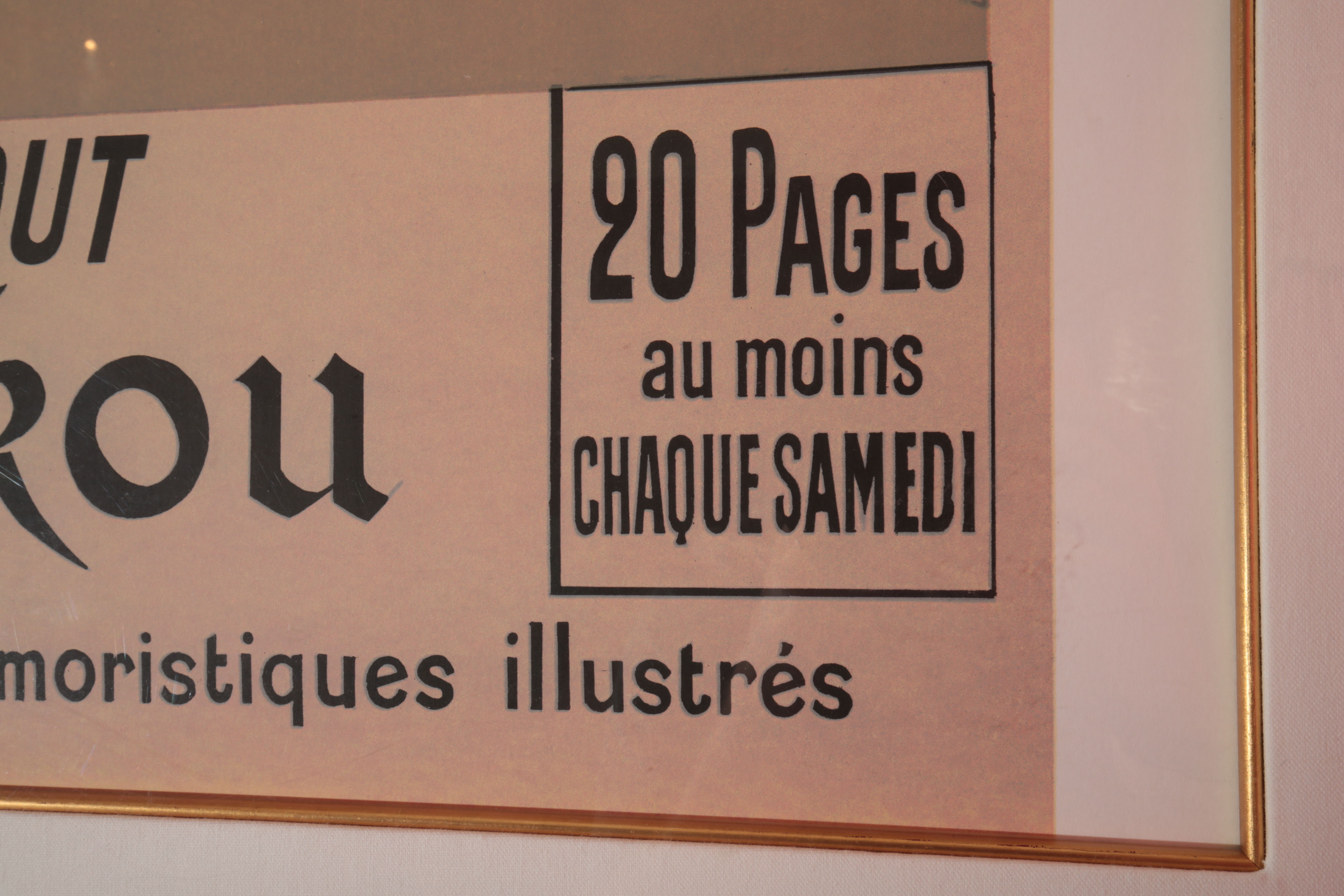 Large "Le Frou Frou" French Advertisement Reproduction Print