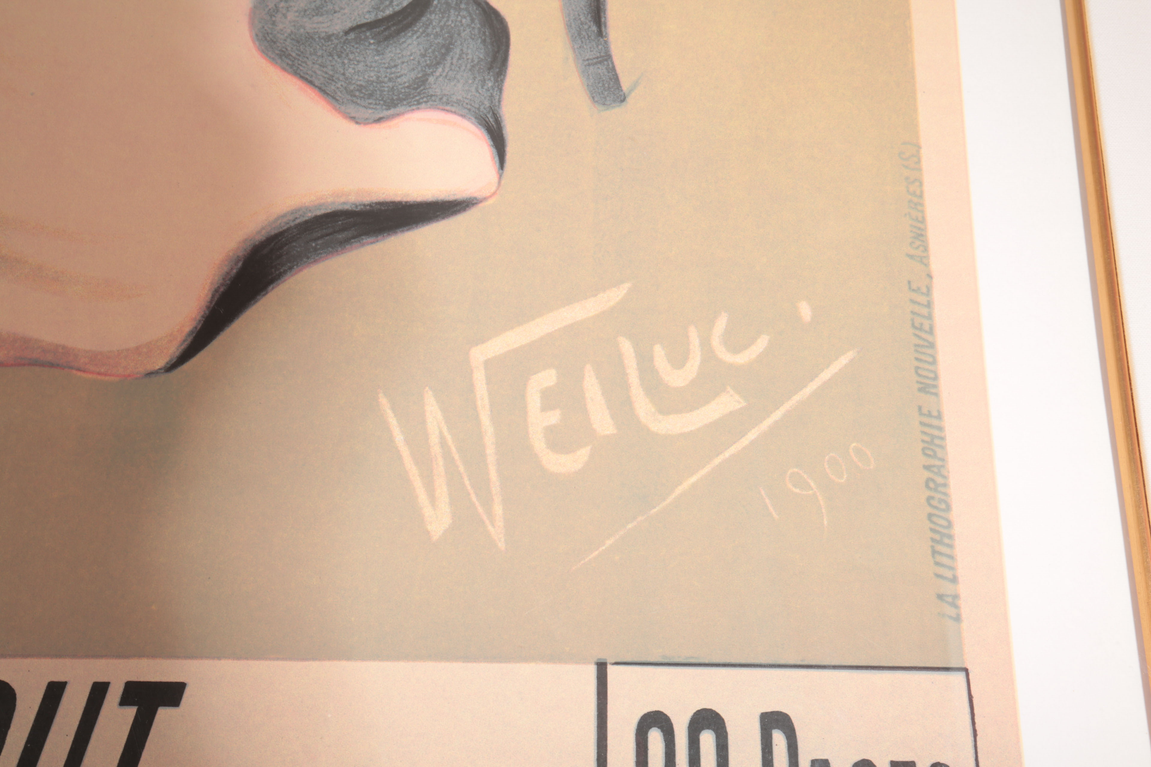 Large "Le Frou Frou" French Advertisement Reproduction Print