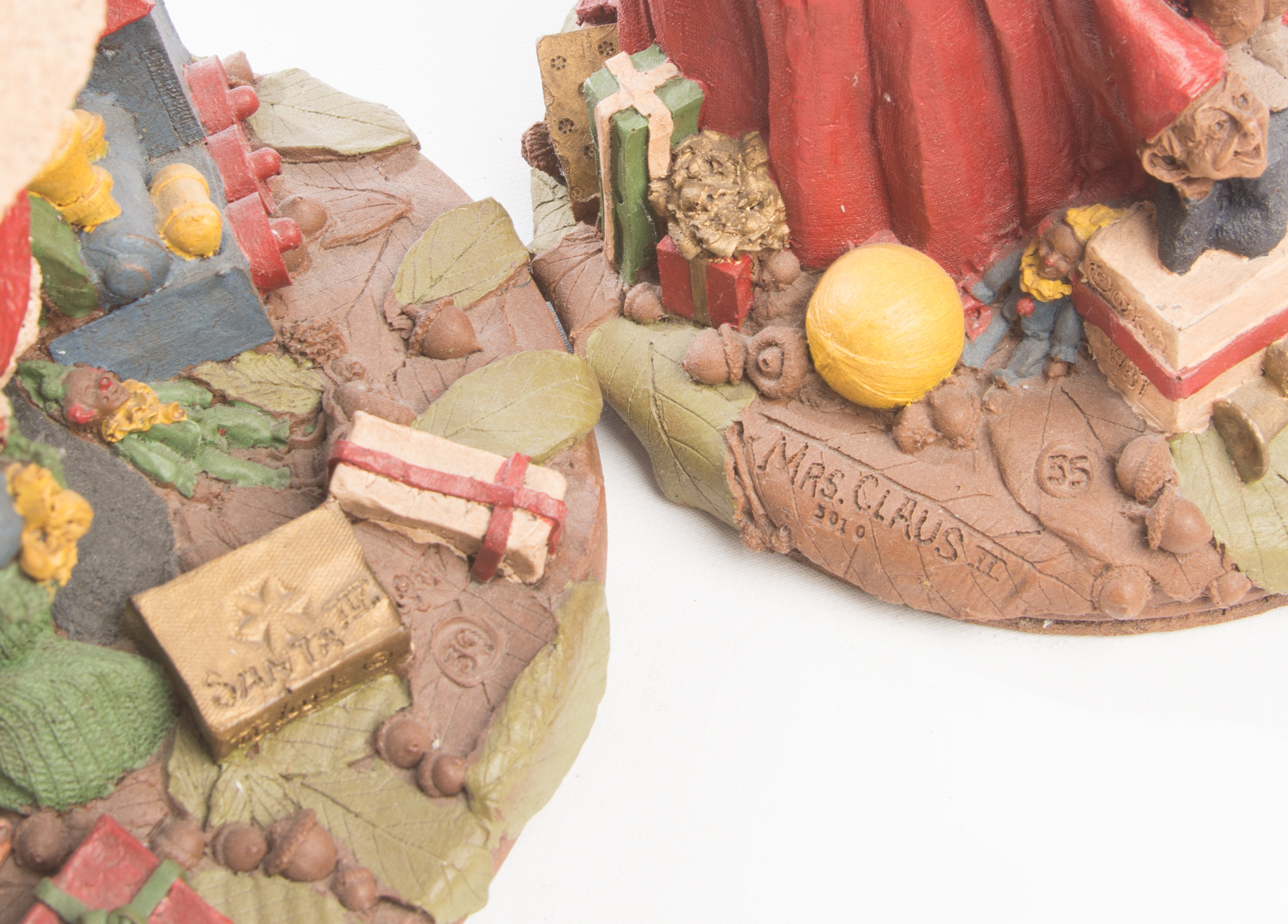 Tom Clark Santa and Mrs. Claus Figurines