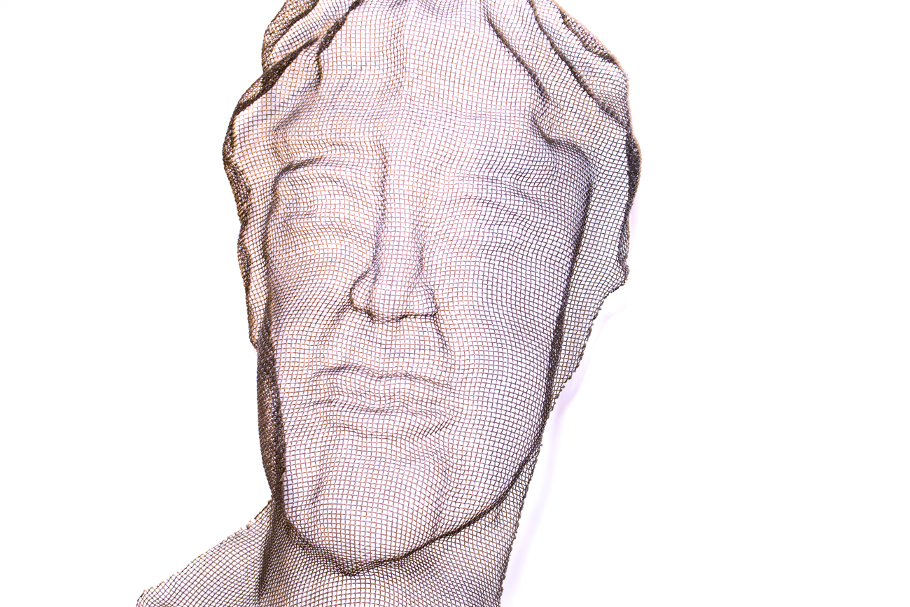 Original Thomas Harvey Wire Mesh Sculpture "Brian"