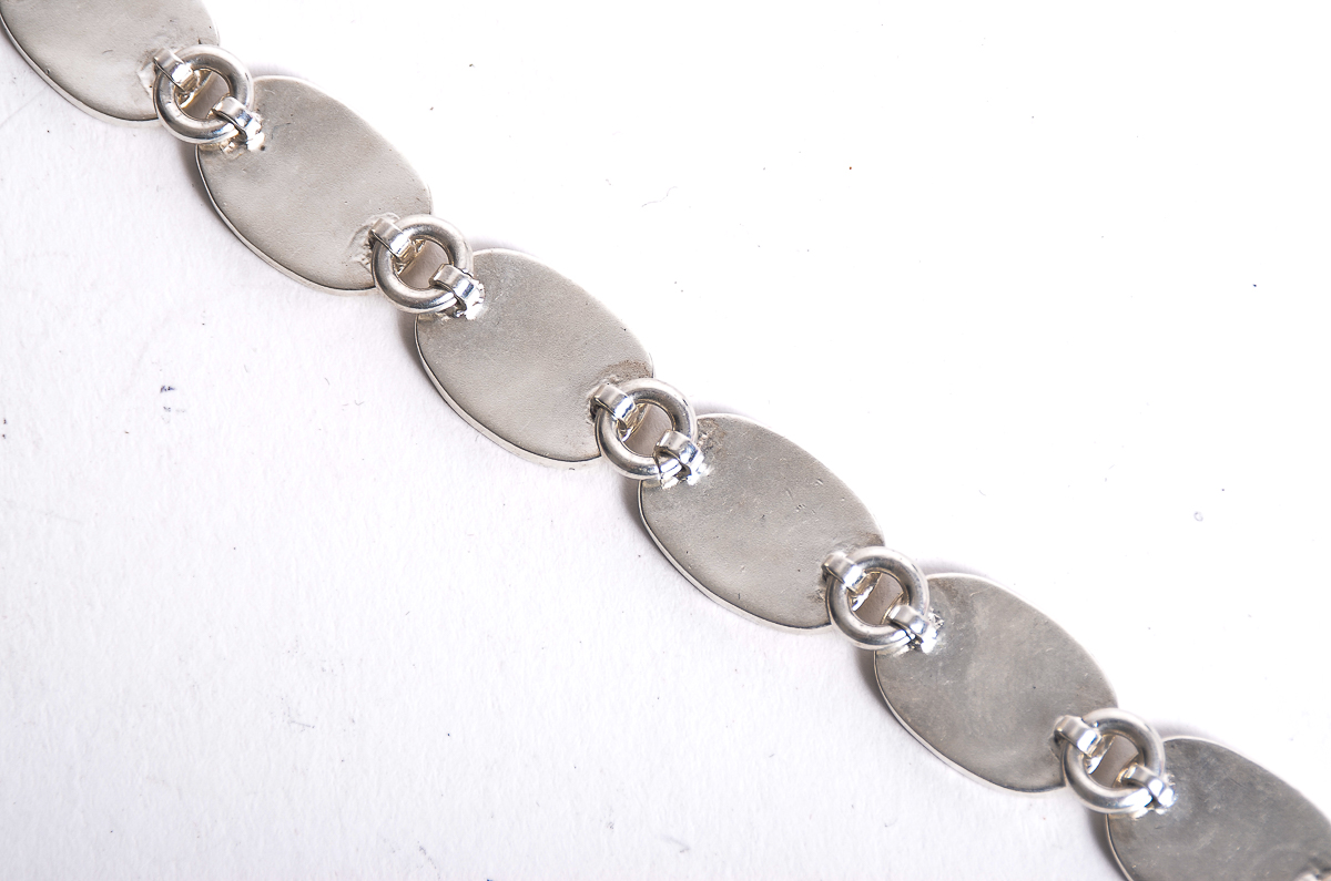 Sterling Silver and Inlaid Malachite Demi Parure