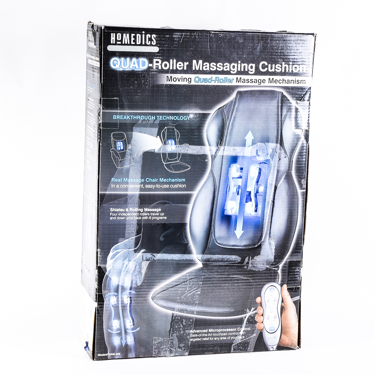 Homedics Quad-Roller Massaging Cushion