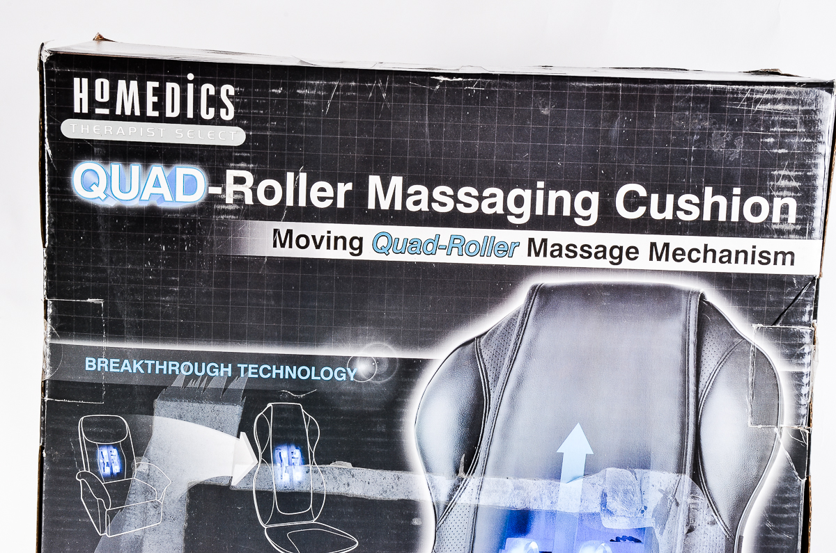 Homedics Quad-Roller Massaging Cushion