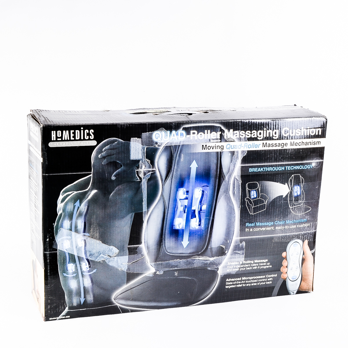 Homedics Quad-Roller Massaging Cushion