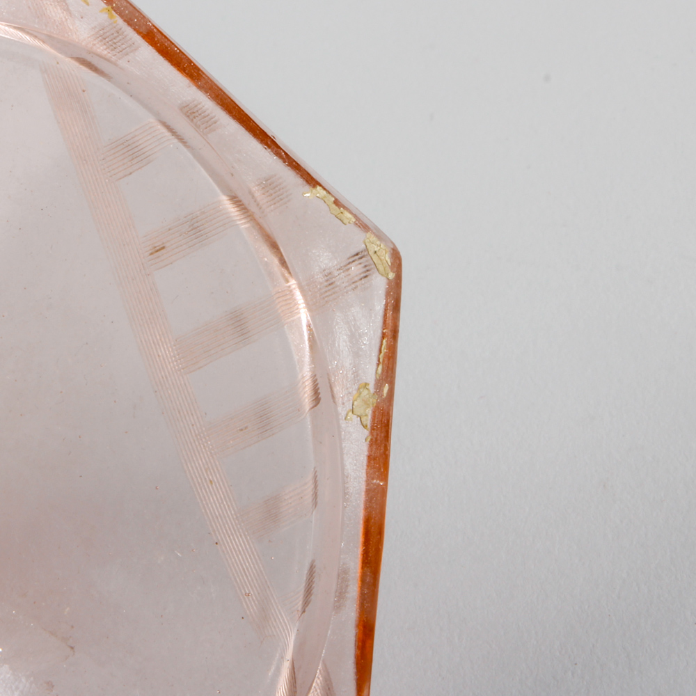 Collection of Pink Depression Glass Candle Holders