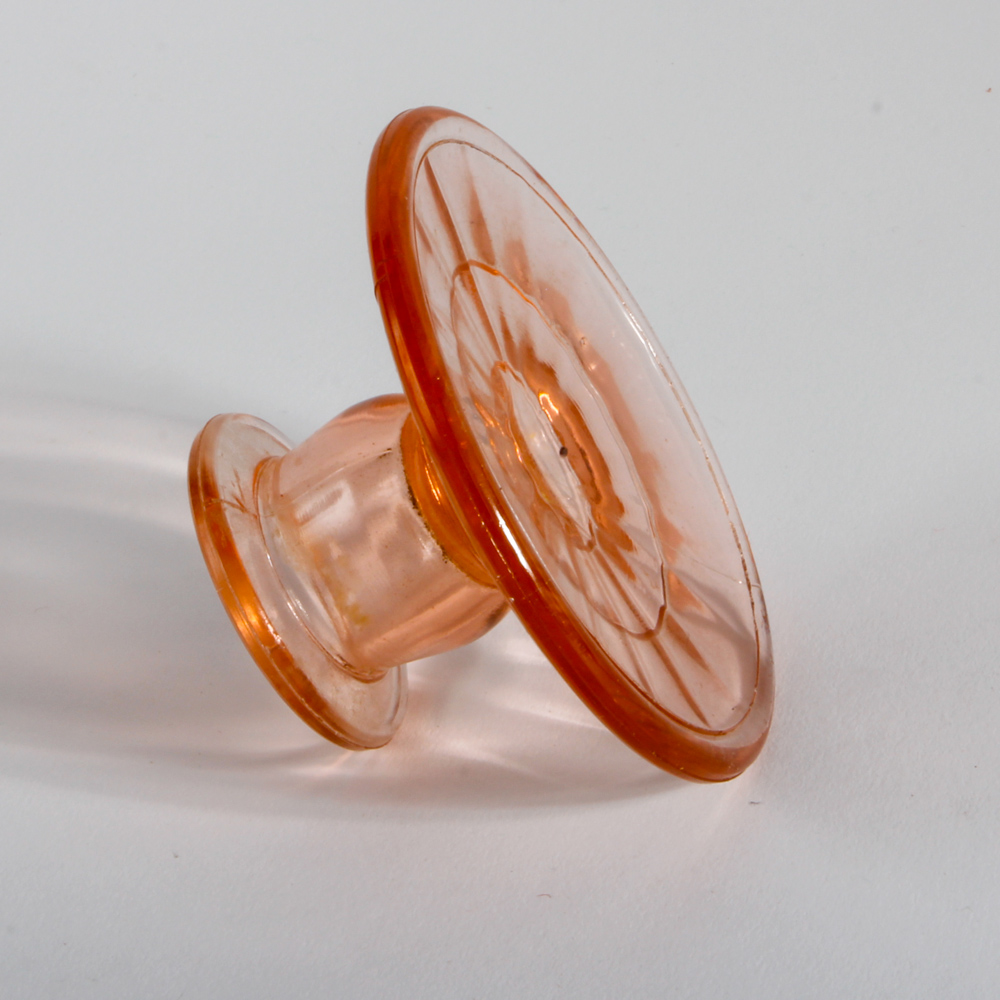 Collection of Pink Depression Glass Candle Holders