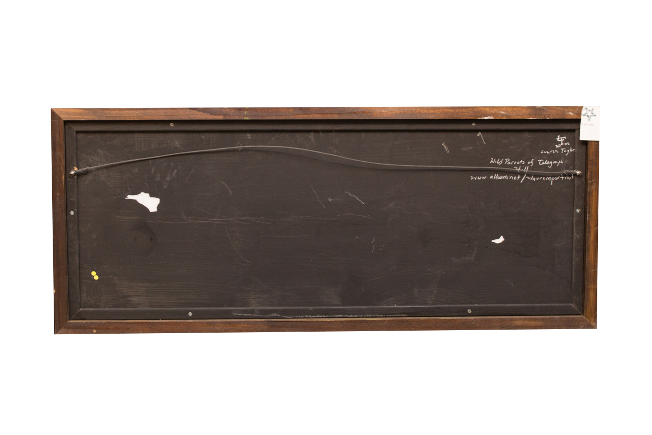 Original Lauren Taylor Oil Painting "Wild Parrots of Telegraph Hill"