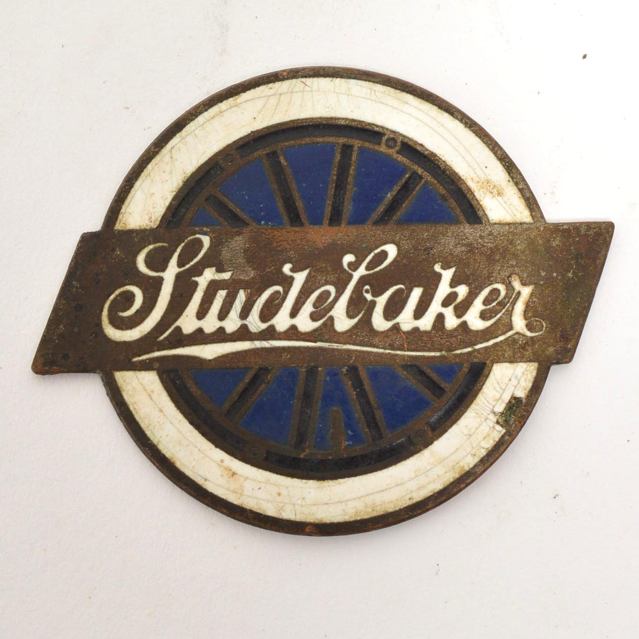 Vintage Enameled Studebaker Decal