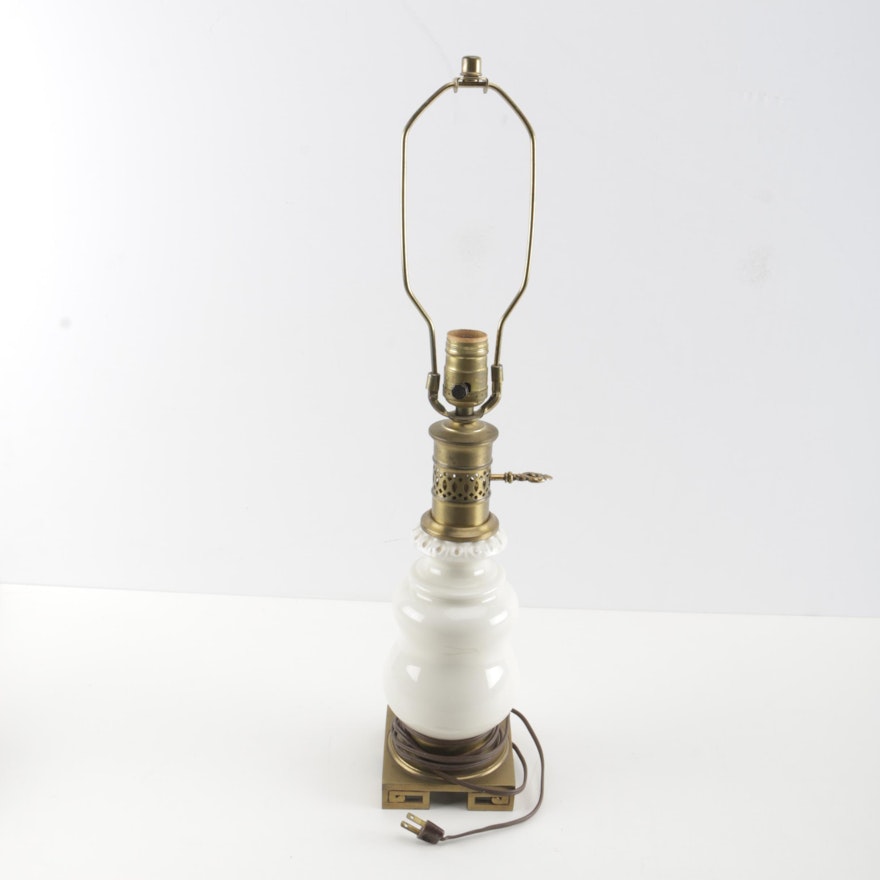 Ceramic Brass Table Lamp