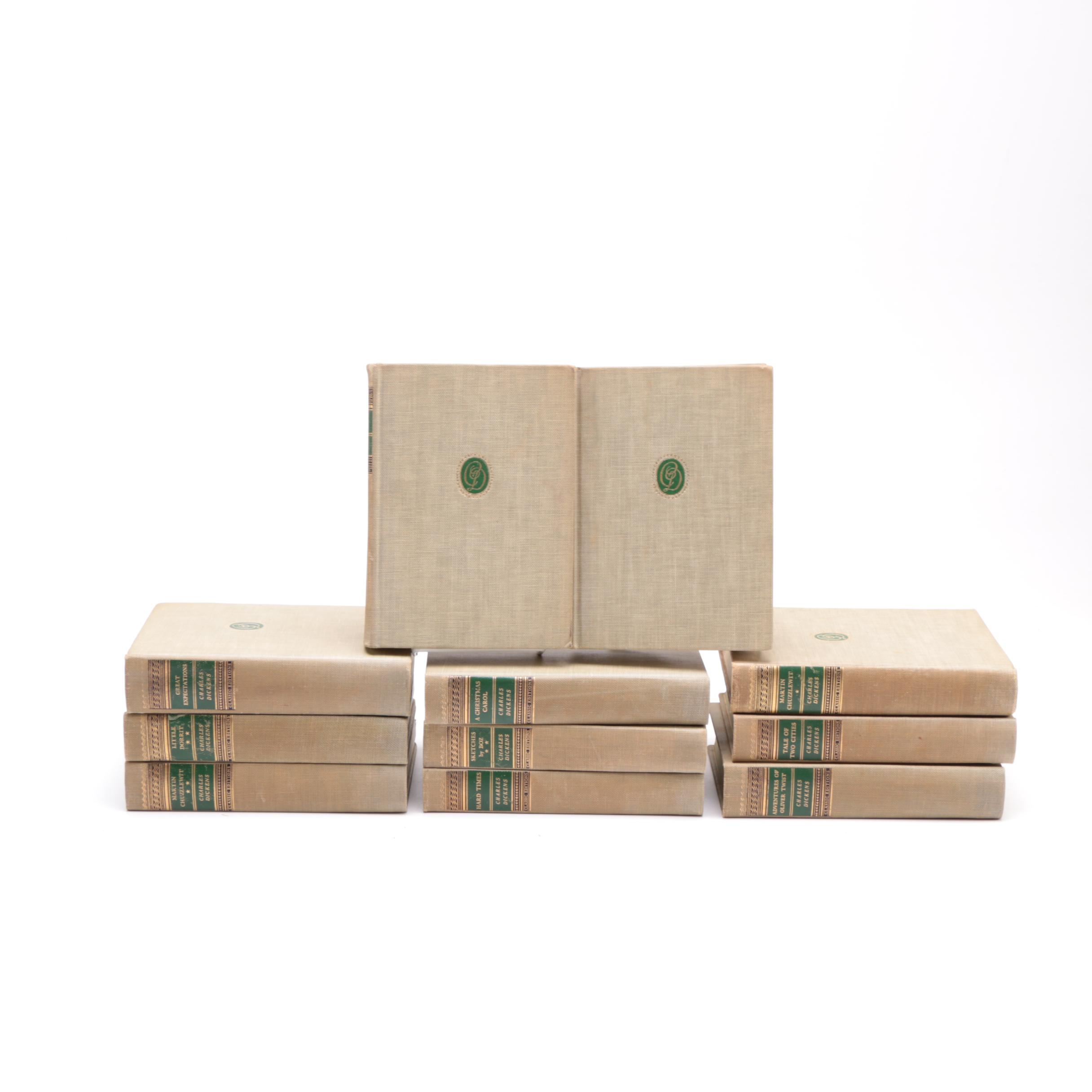 Vintage Walter J. Black Classic Editions of Charles Dickens Novels