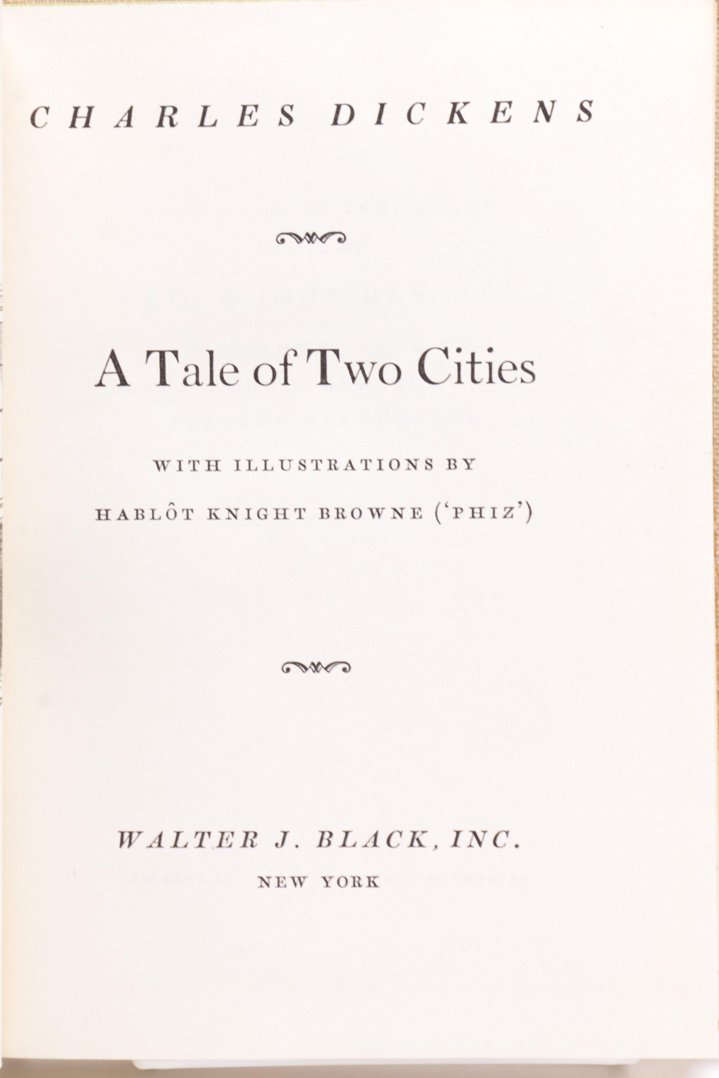 Vintage Walter J. Black Classic Editions of Charles Dickens Novels