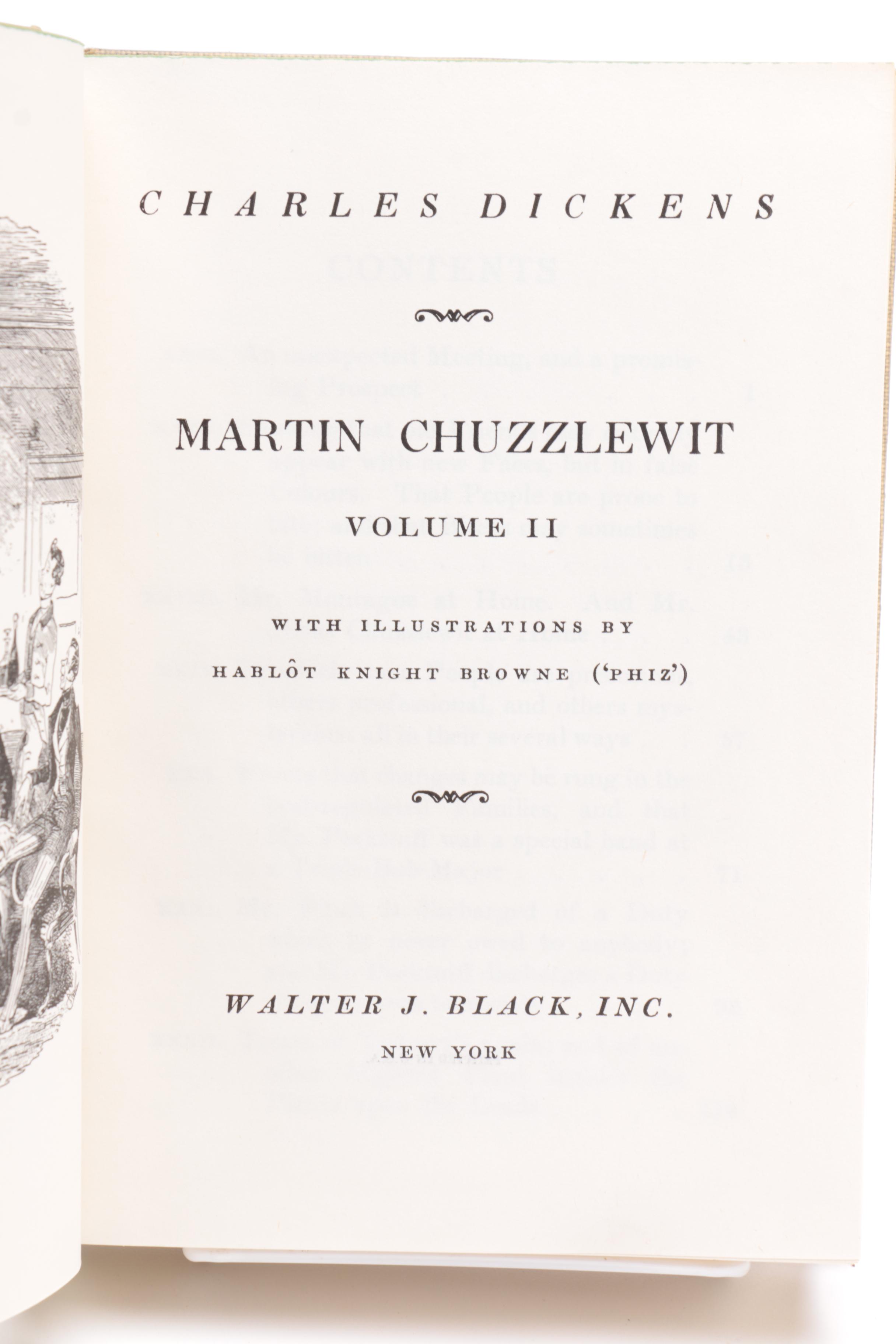 Vintage Walter J. Black Classic Editions of Charles Dickens Novels
