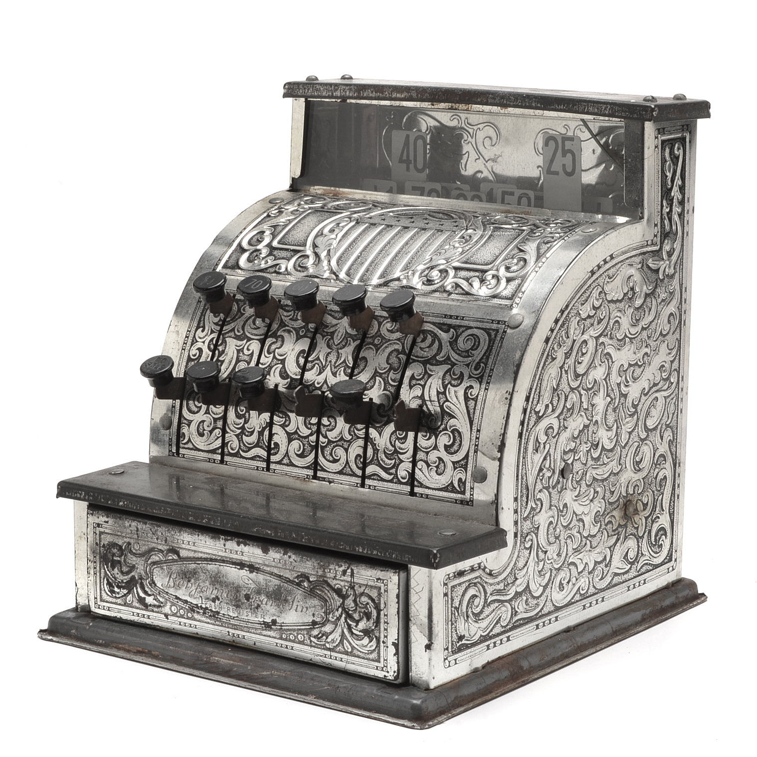 Vintage Benjamin Franklin Toy Cash Register