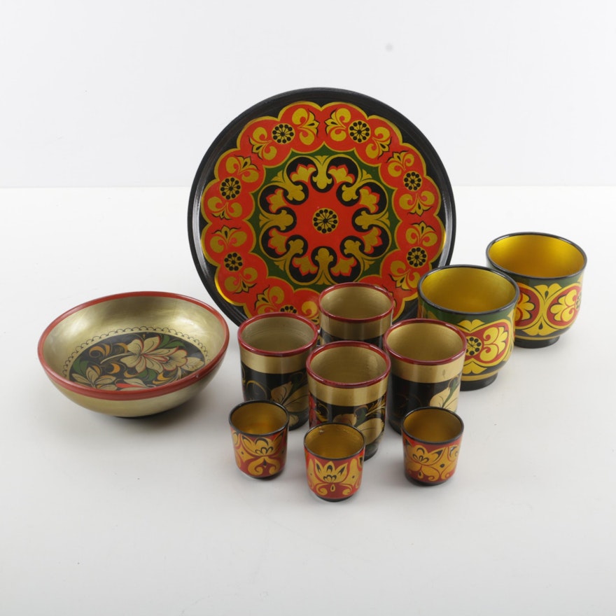 Khokhloma Wooden Tableware