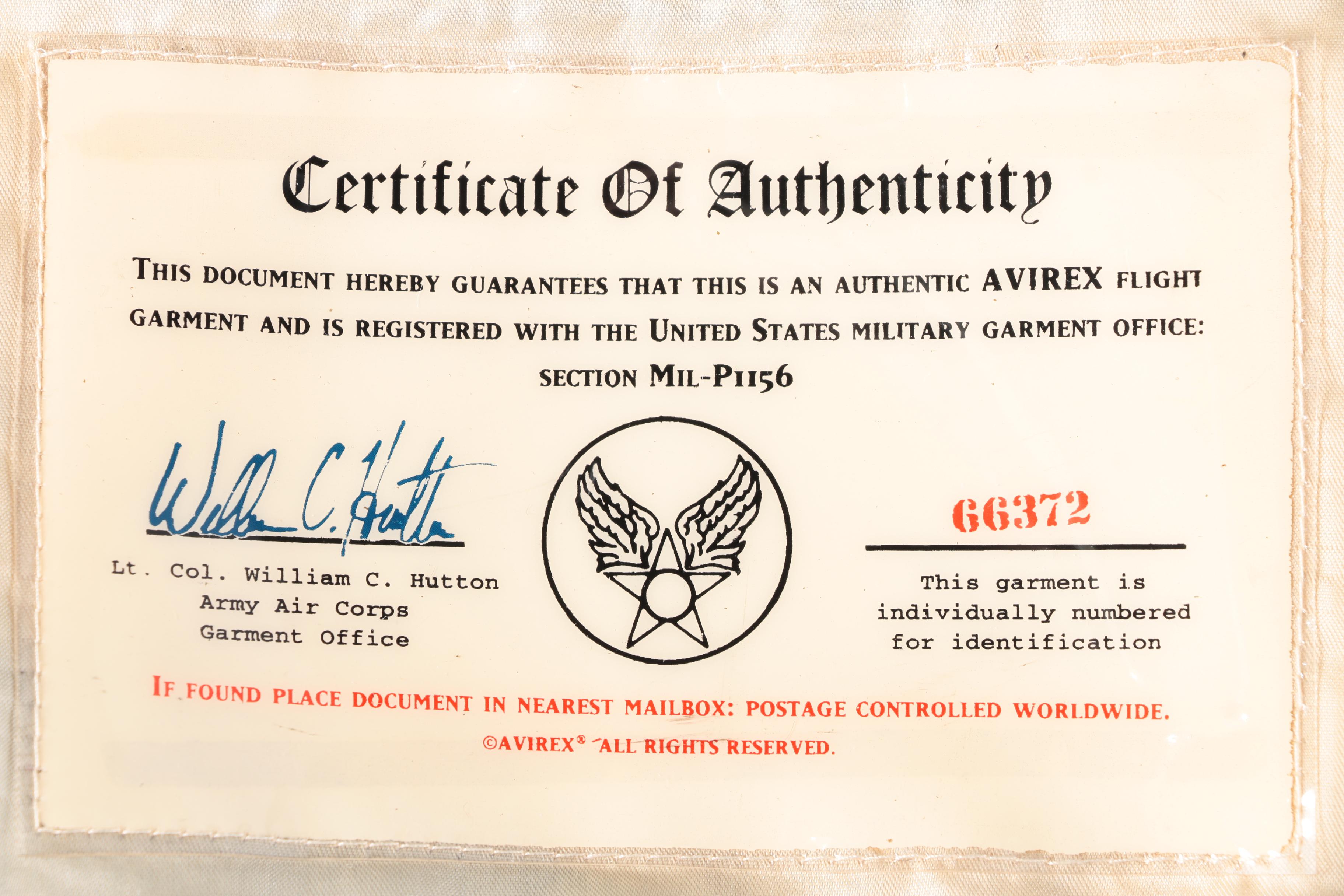 Avirex Flight "Dream Girl" '68 Caravelle Social Club Saigon Jacket