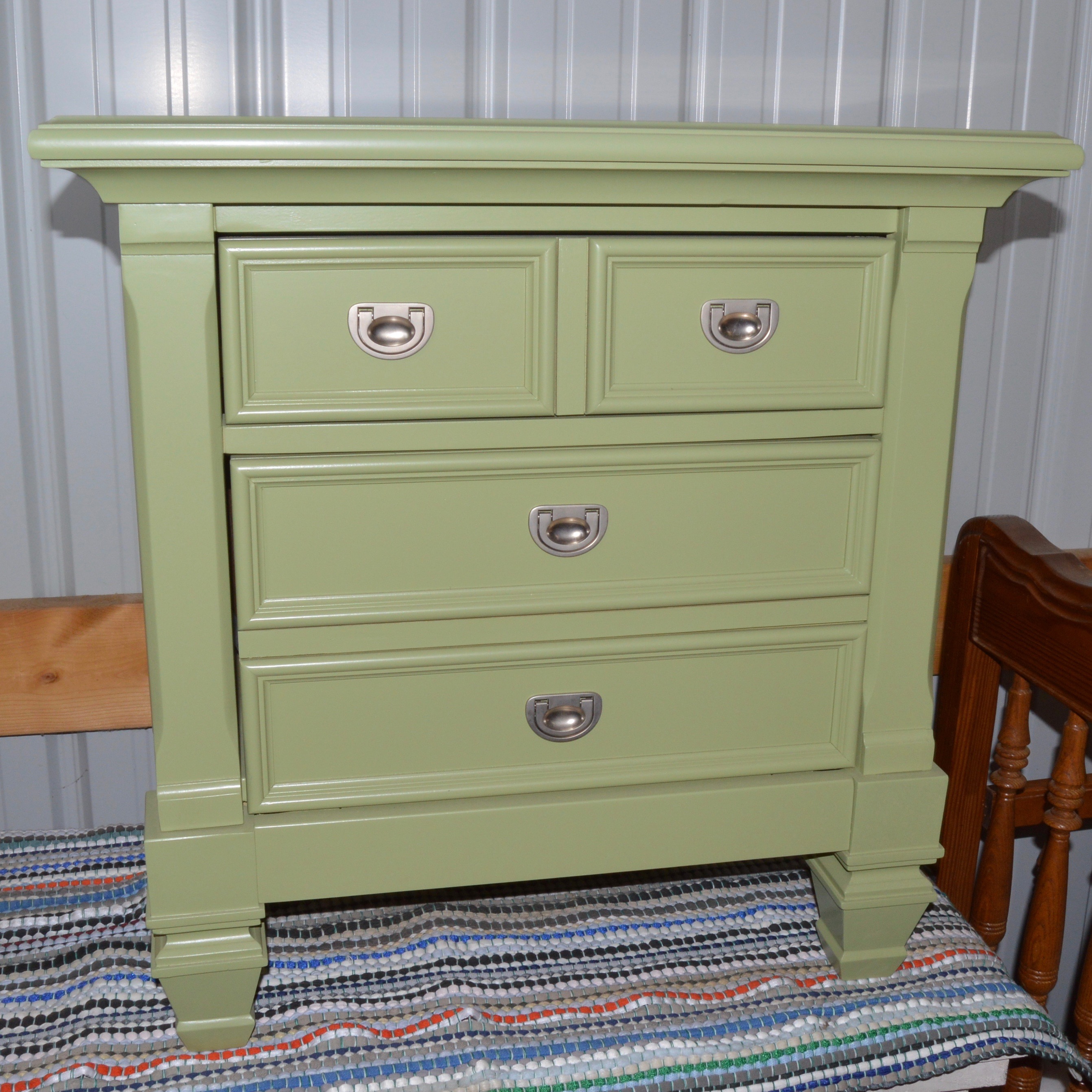 Sage Green Bedside Table