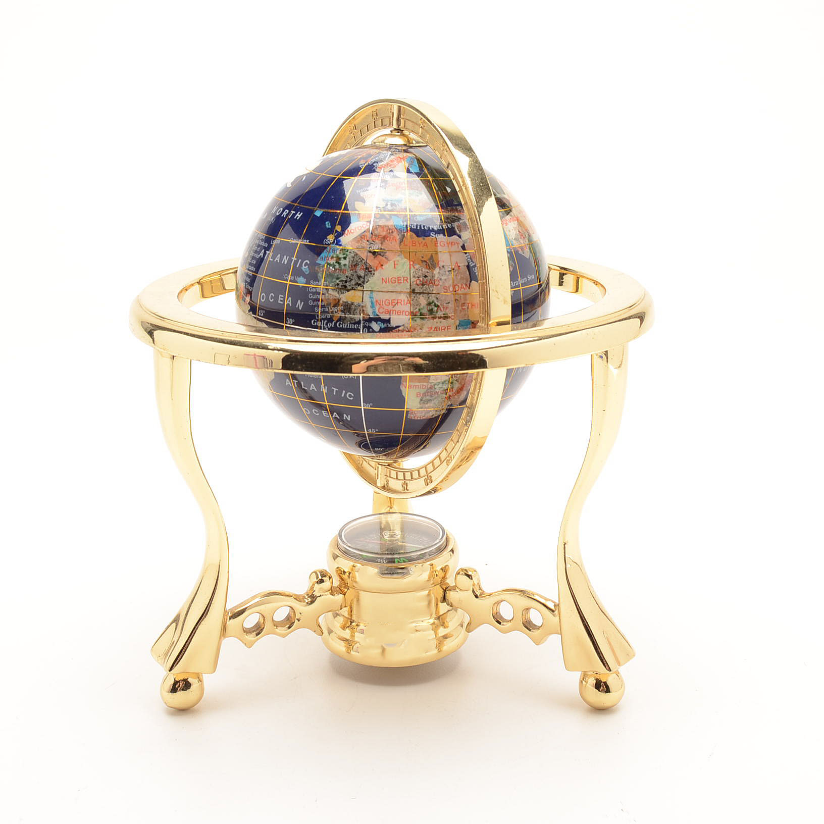 Gemstone Tabletop Globe