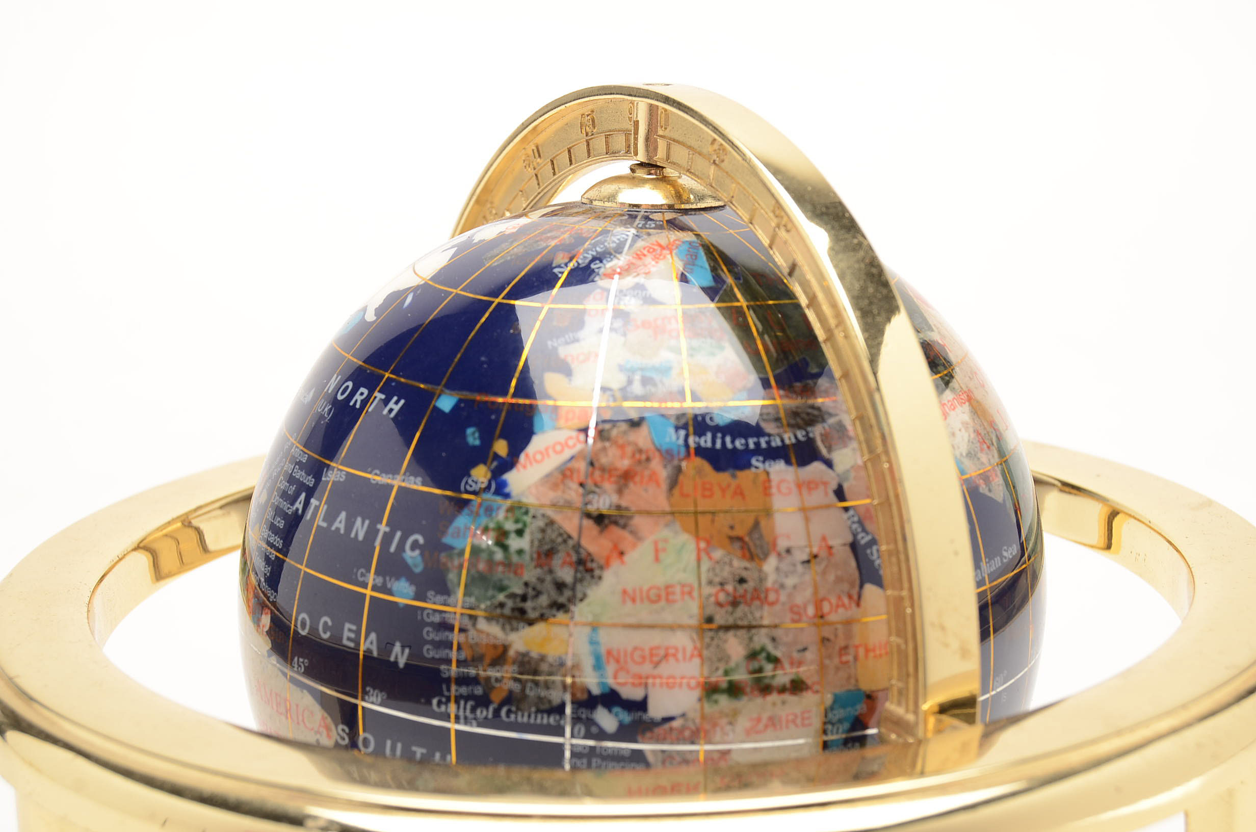Gemstone Tabletop Globe