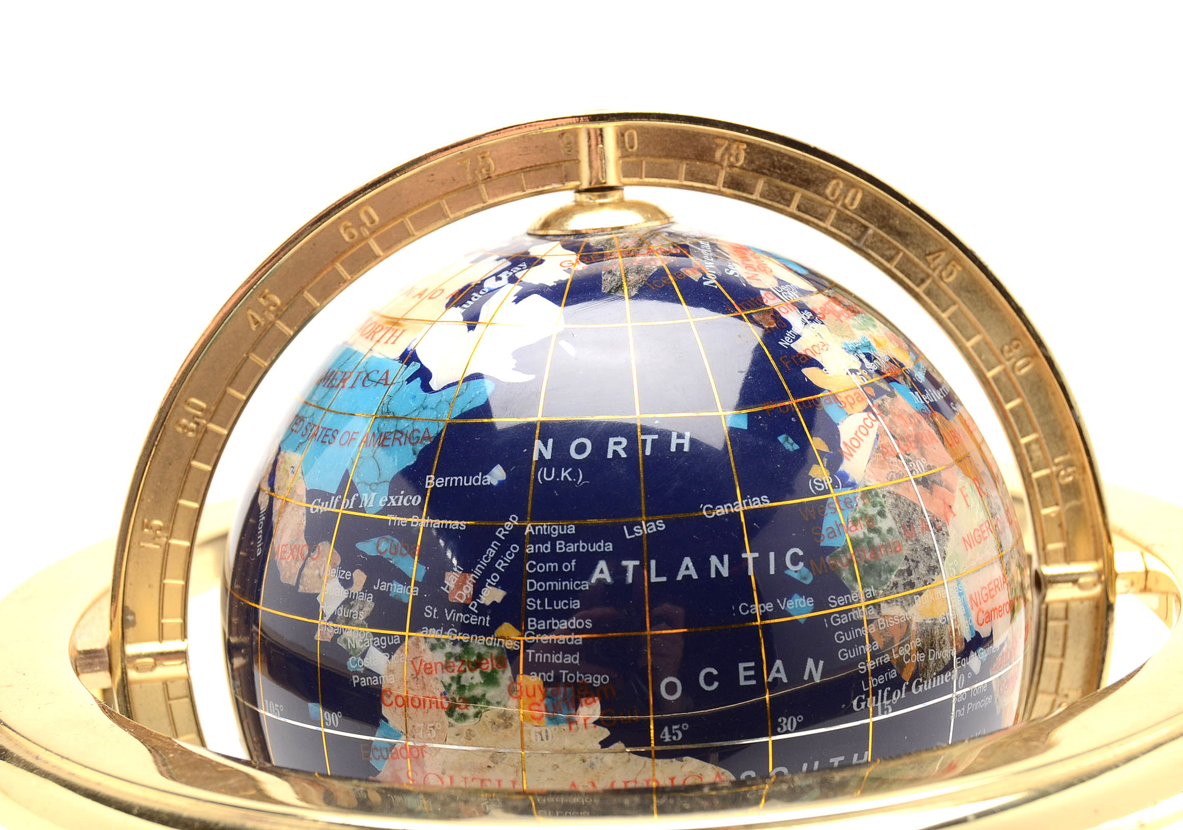 Gemstone Tabletop Globe