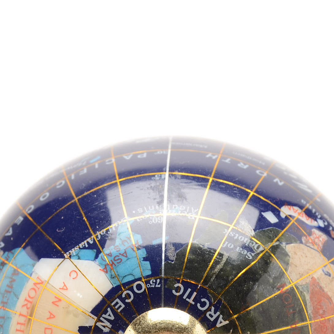 Gemstone Tabletop Globe